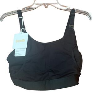 Hands Free Nursing Bra Lupantte L Black ($49.99 MSRP) No Over Shoulder Straps
